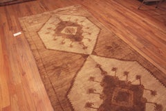 Signed Vintage Turkish Kars Rug. 5 ft 3 in x 17 ft