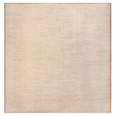 Collection Nazmiyal - Grand tapis moderne minimaliste beige doux 16'6" x 16'9"