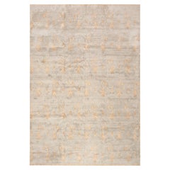 Nazmiyal Collection Soft Gray Oushak Angora Design Rug 11'5" x 16'5"