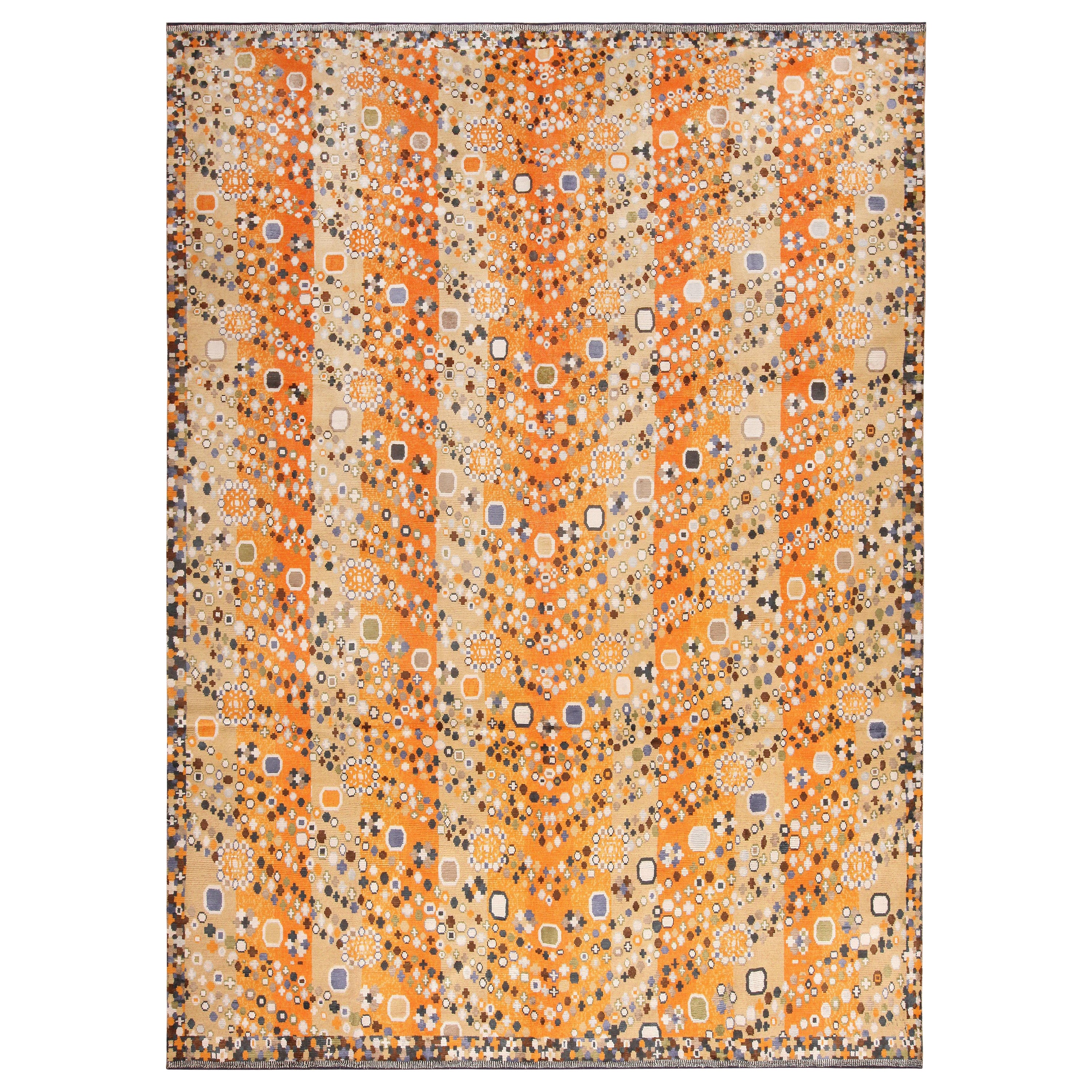 Nazmiyal Collection Swedish Inspired Mid Century Design Modern Area Rug.