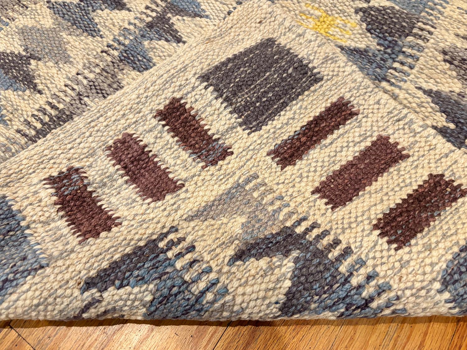 XXIe siècle et contemporain Collection Smiyal Collection Rug & Kilim moderne de style suédois 10 ft x 14 ft 3 in en vente