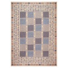 Nazmiyal Collection Swedish Style Modern Kilim Rug 10 ft x 14 ft 3 in