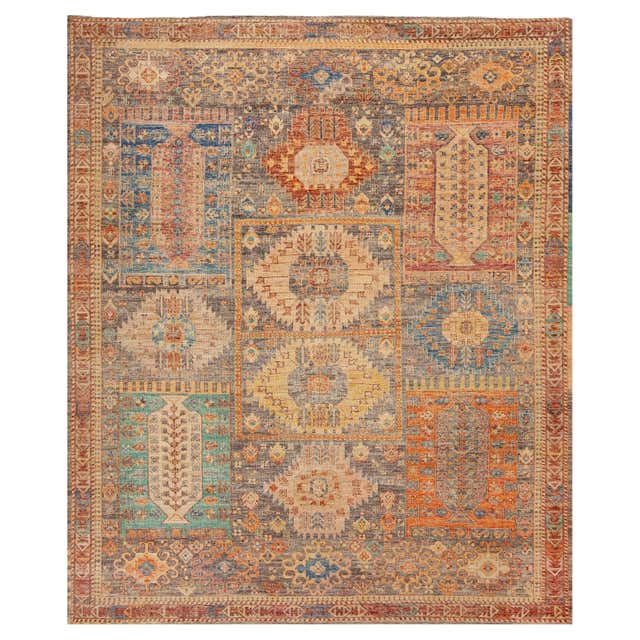 Nazmiyal Collection Rustic Tribal Geometric Design Modern Area Rug 14 ...