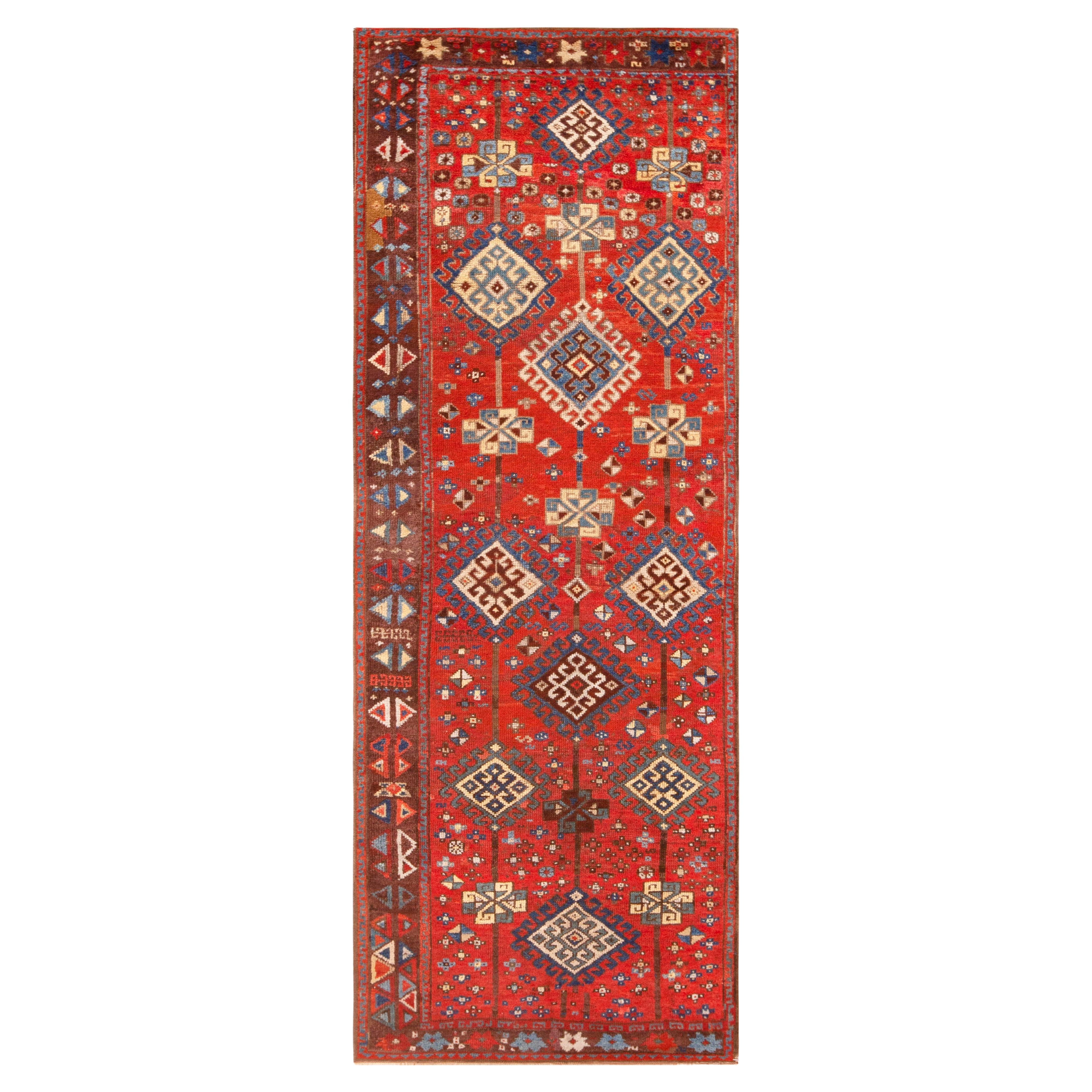 Nazmiyal Collection Tribal Anatolian Läufer Teppich 2 ft 11 in x 8 ft 4 in