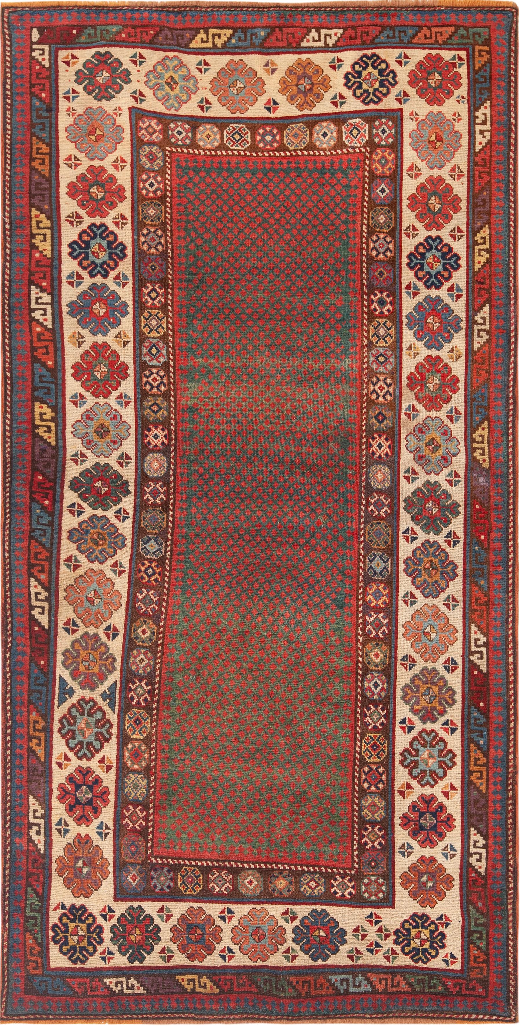 Nazmiyal Collection Tribal Antique Caucasian Talish Runner 3'10