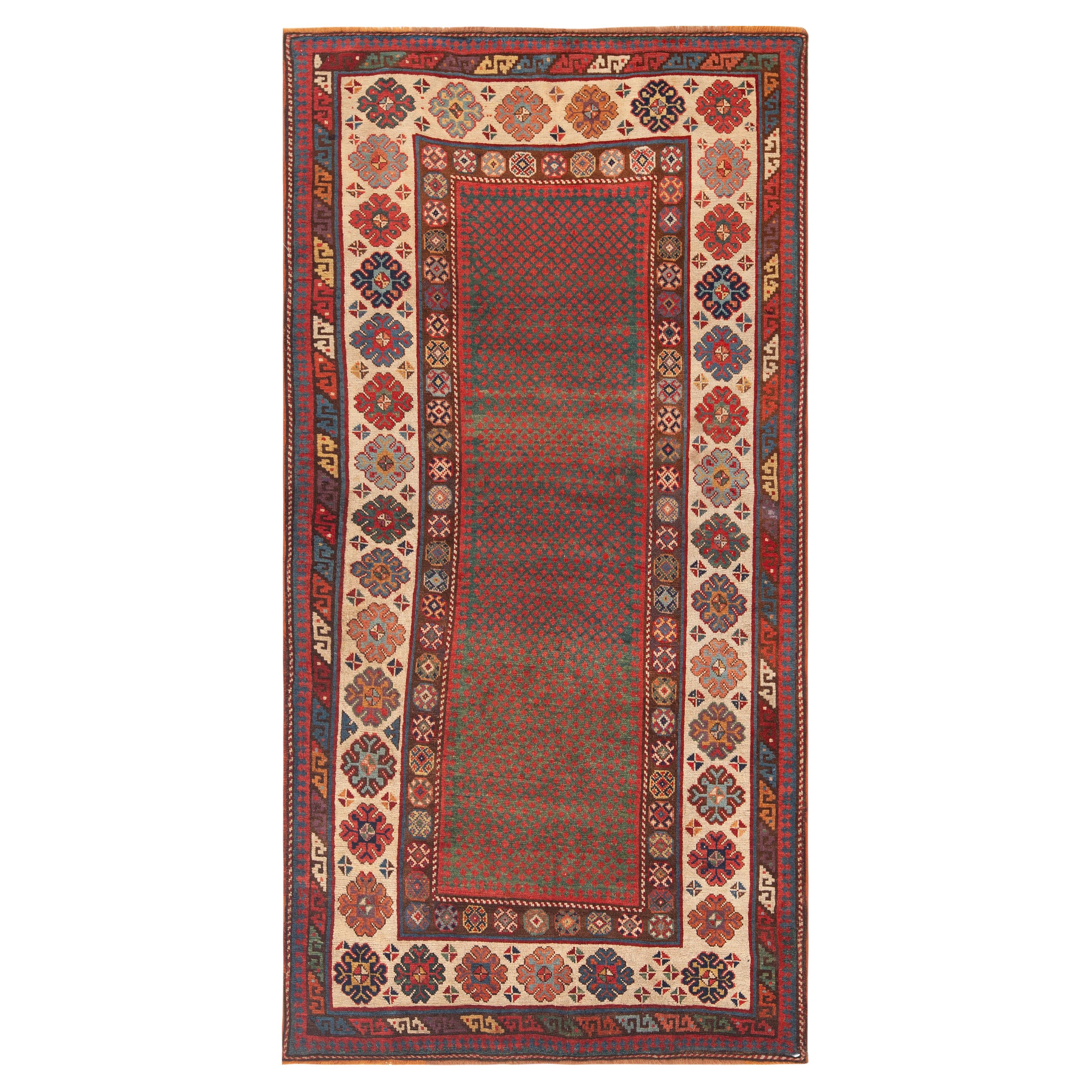 Nazmiyal Collection Traves de Mesa Tribal Antiguo Caucásico Talish 3'10" x 7'6