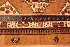 Nazmiyal Collection Tribal Antique Persian Serab Runner 3'4" x 10'9"