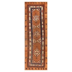 Nazmiyal Collection Tribal Antique Persian Serab Runner 3'4" x 10'9"