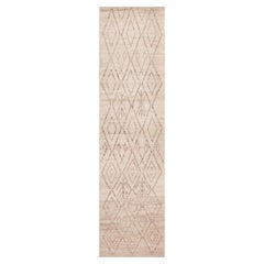 Collection Nazmiyal Design Beni Ourain moderne tapis de course 3'4" x 12'11"