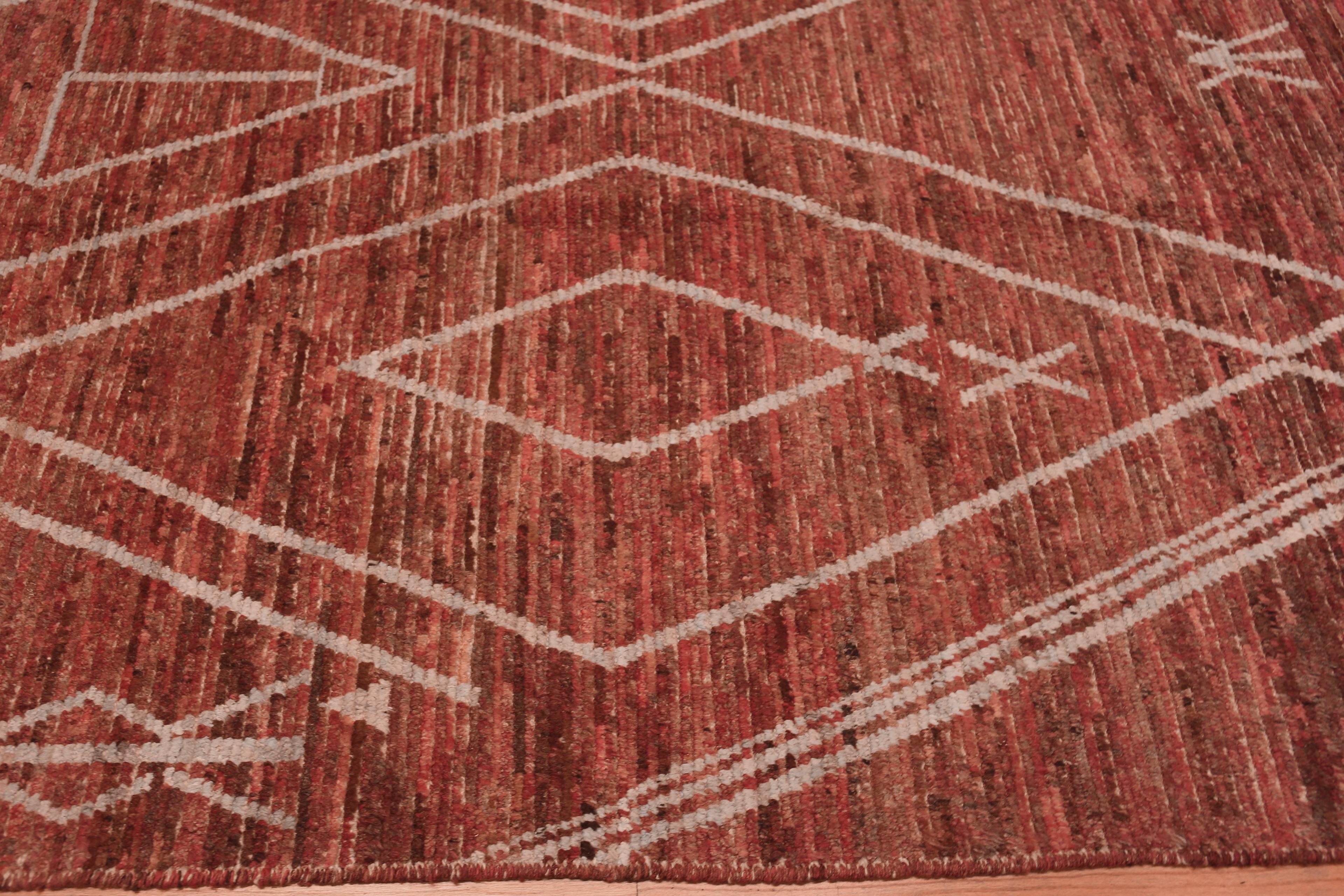 Laine Collection Nazmiyal Design Beni Ourain moderne tapis rustique 10'2