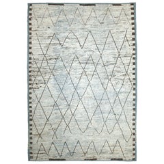 Nazmiyal Collection Tribal Design Modern Moroccan Style Rug 9ft 4 in x 13ft 1 in