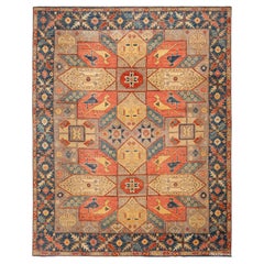 Nazmiyal Collection Tribal Geometric Animal Design Modern Area Rug 8'4" x 10'4"