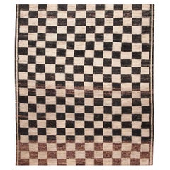 Nazmiyal Collection Tribal Geometric Checkerboard Modern Area Rug 11'7" x 12'5"
