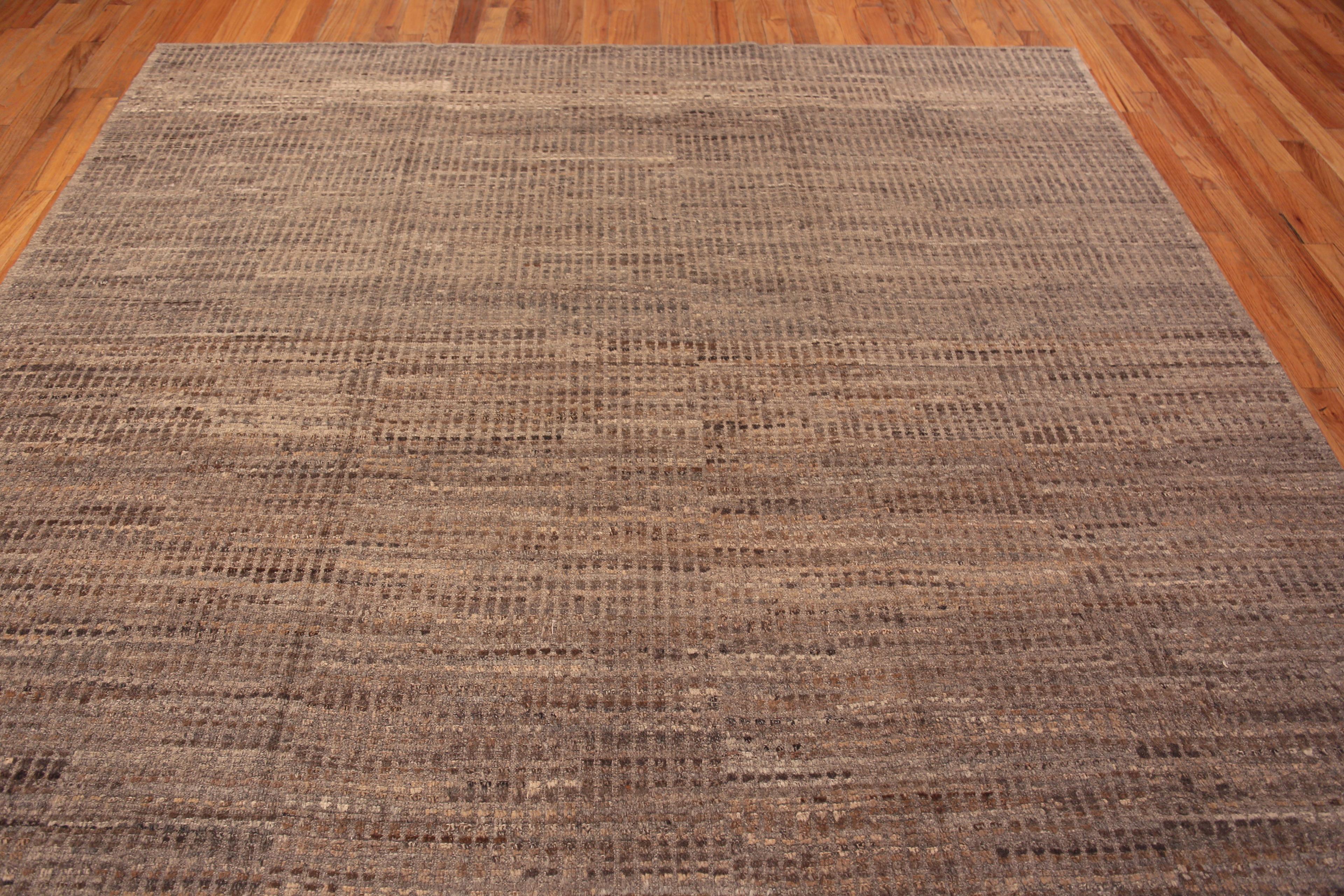 Moderne Collection Nazmiyal, design géométrique tribal, taille de pièce moderne 9'5