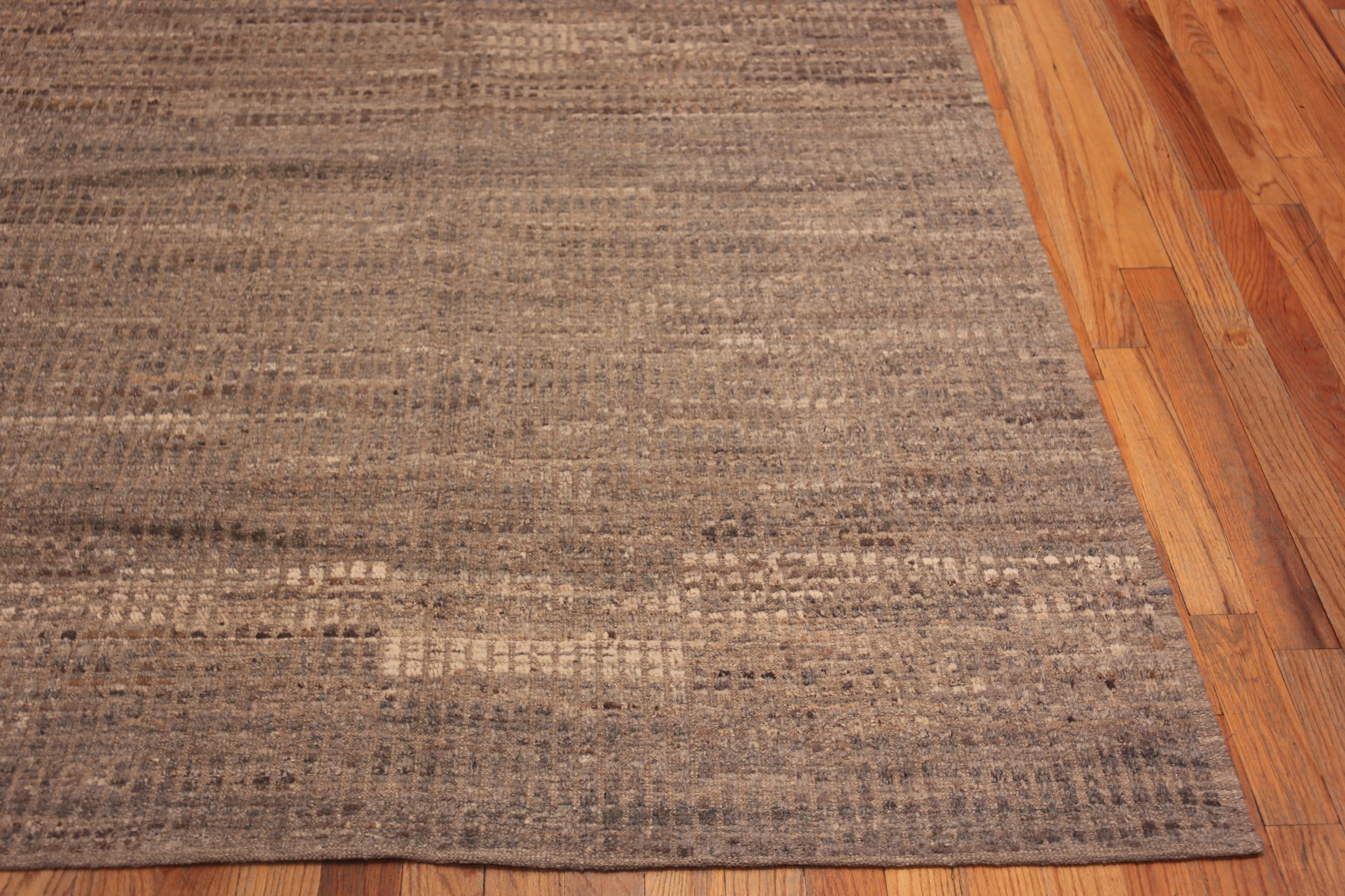 Wool Nazmiyal Collection Tribal Geometric Design Modern Room Size Area Rug 9'5