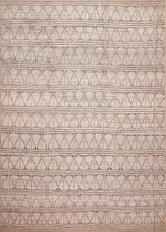 Collection Nazmiyal, design géométrique tribal, taille de pièce moderne 9'10" x 14'