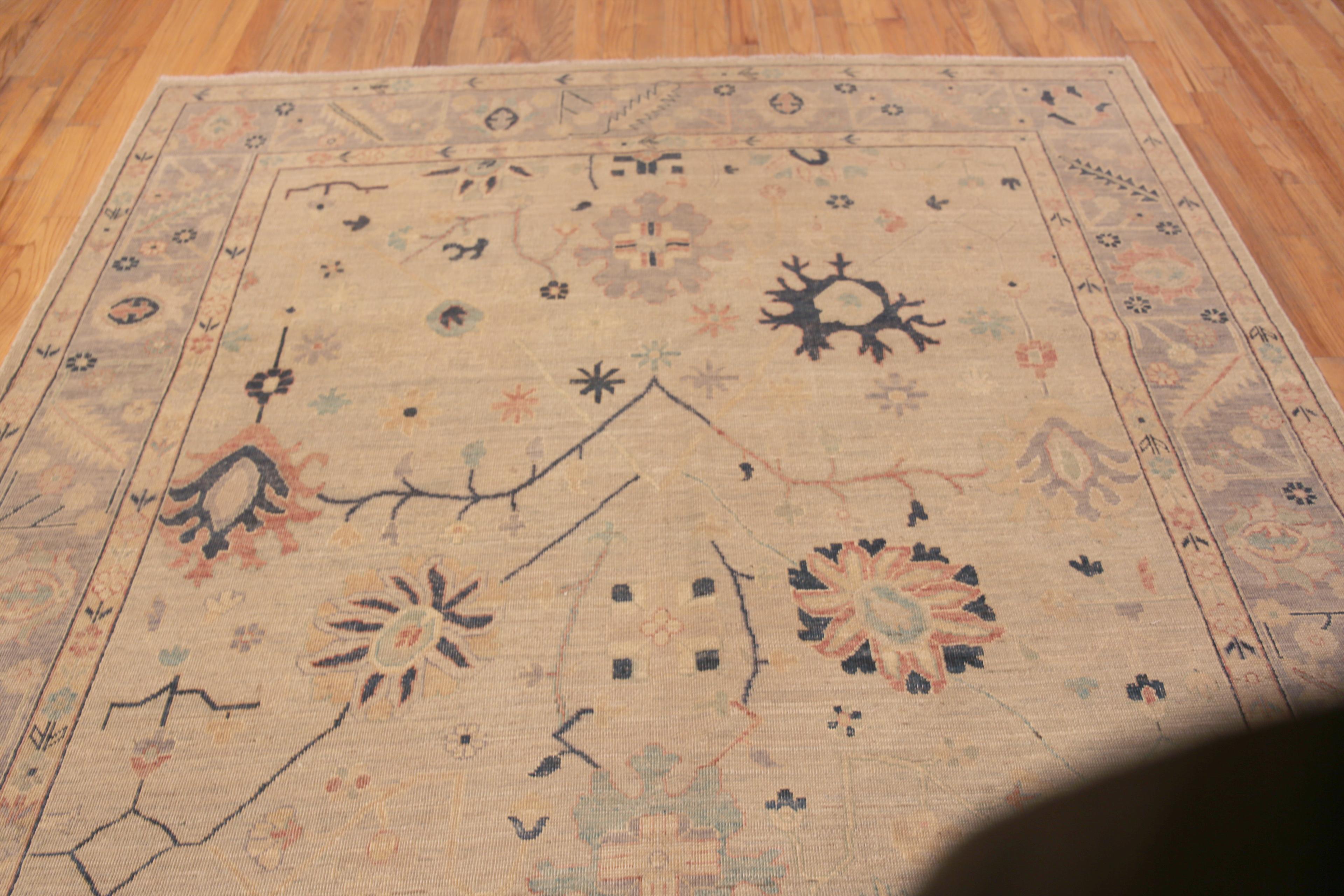 Nazmiyal Kollektion Stammeskunst Geometrischer moderner türkischer Teppich 8'5