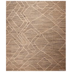 Nazmiyal Collection Tribal Geometric Modern Flatweave Kilim Rug 13'6" x 15'7"