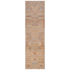 Nazmiyal CollectionN Tribal Geometric Modern Hallway Runner Rug 2'9" x 9'7"