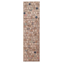 Nazmiyal Collection Tribal Geometric Modern Hallway Runner Rug 3'1" x 11'7"