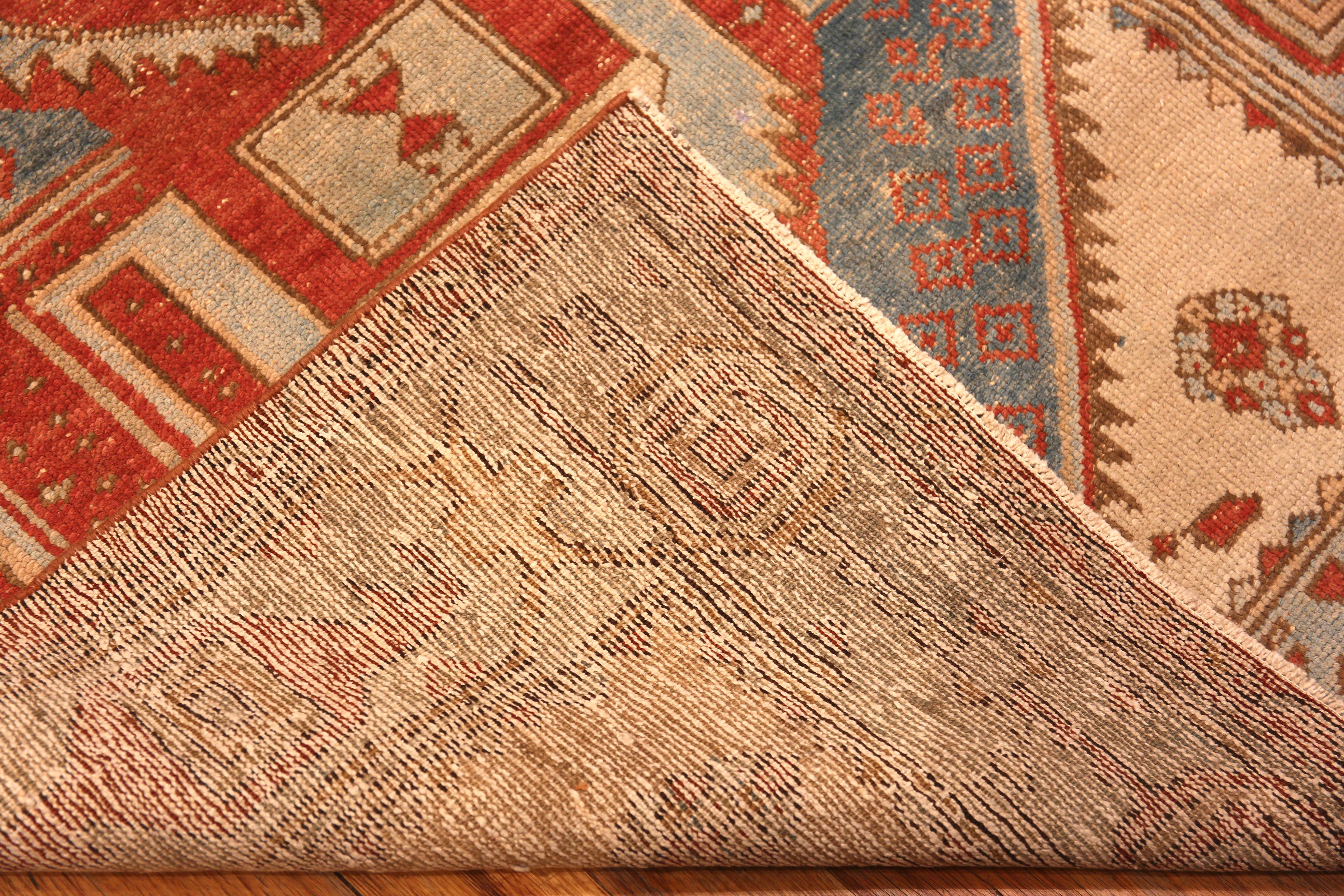 Nazmiyal Collection Tribal Geometric Vintage Persian Malayer Runner 1