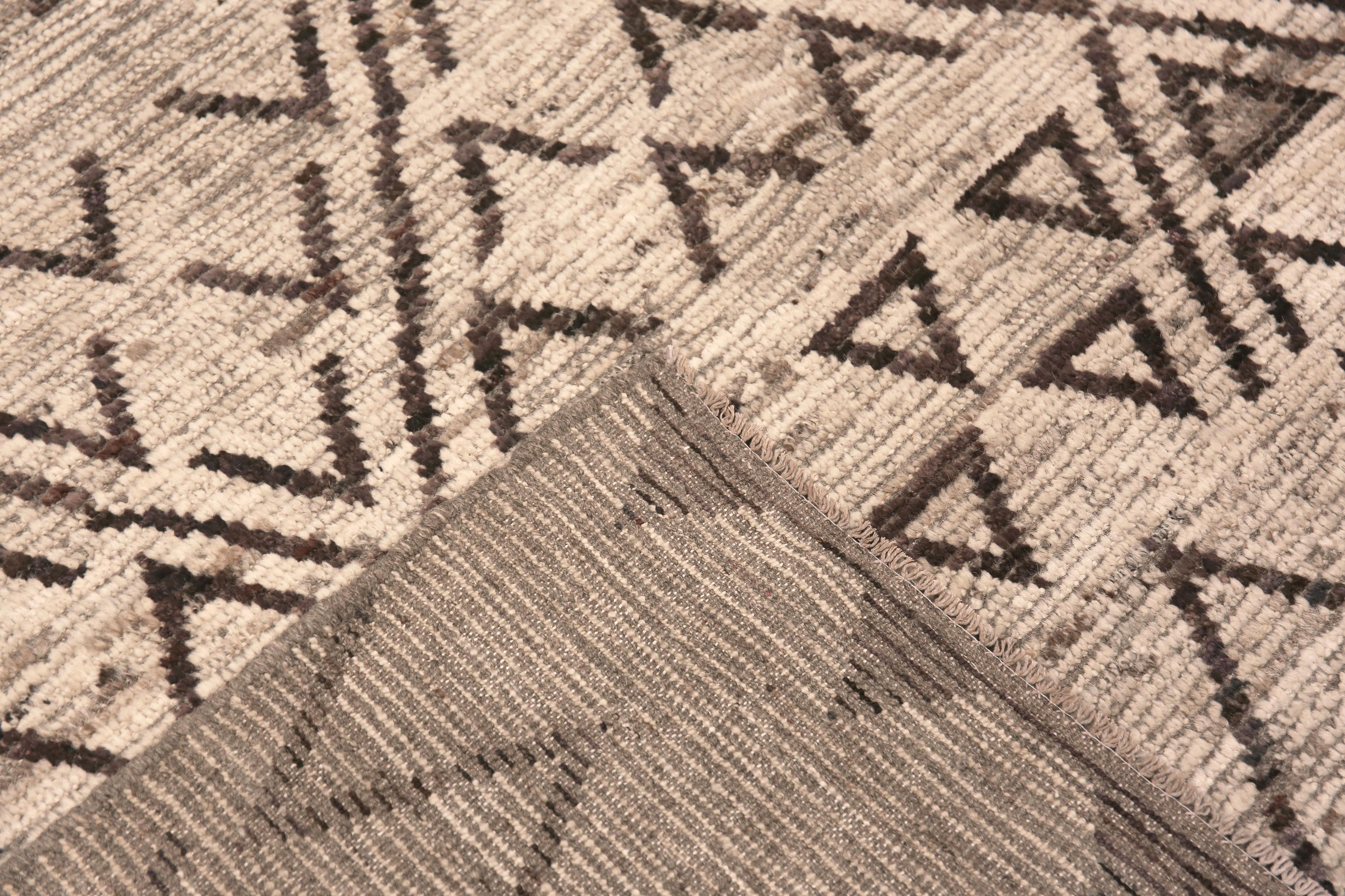 Contemporary Nazmiyal Collection Tribal Nomadic Geometric Design Modern Rug 9'6
