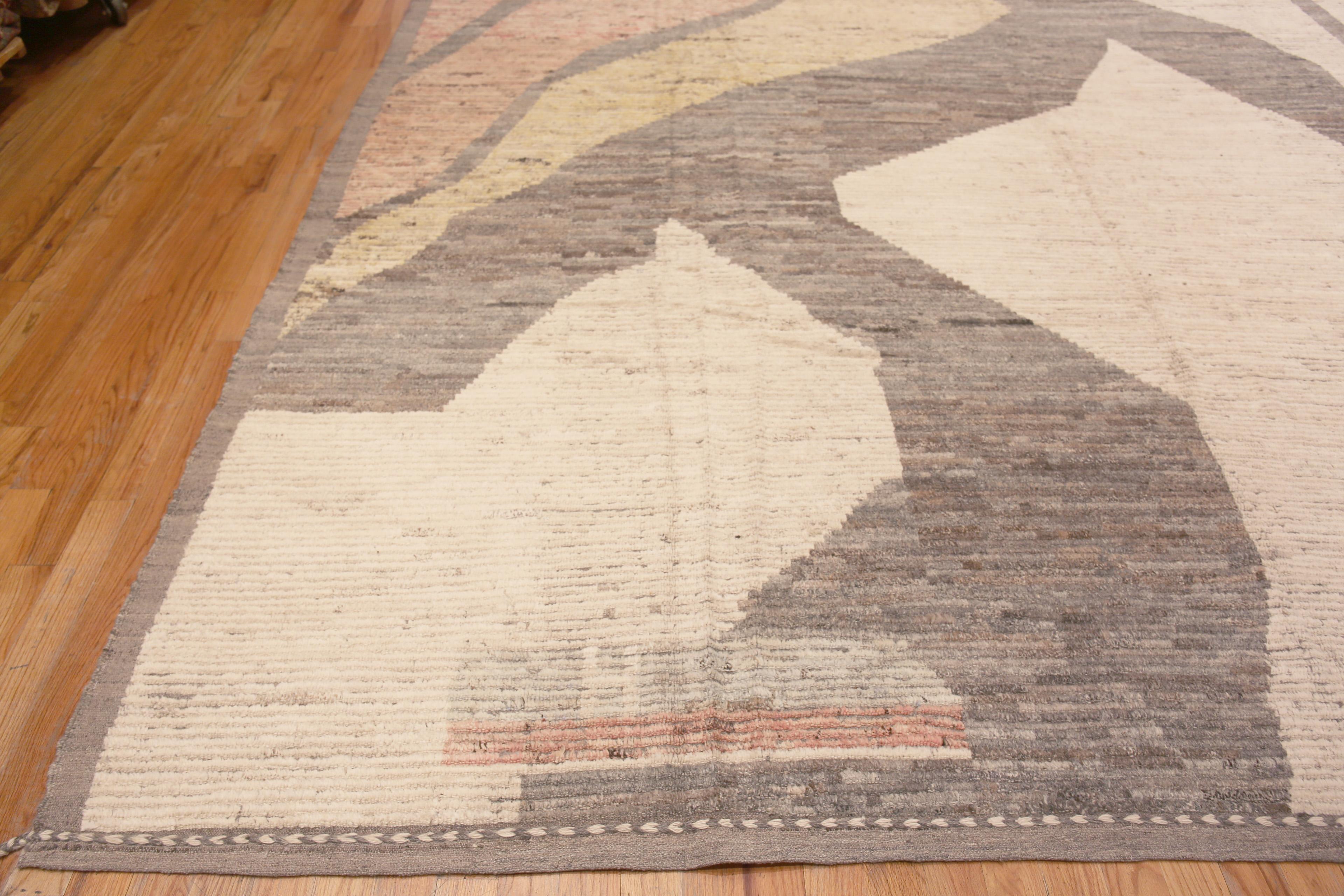 Contemporary Nazmiyal Collection Tribal Primitive Large Modern Abstract Rug 13'1