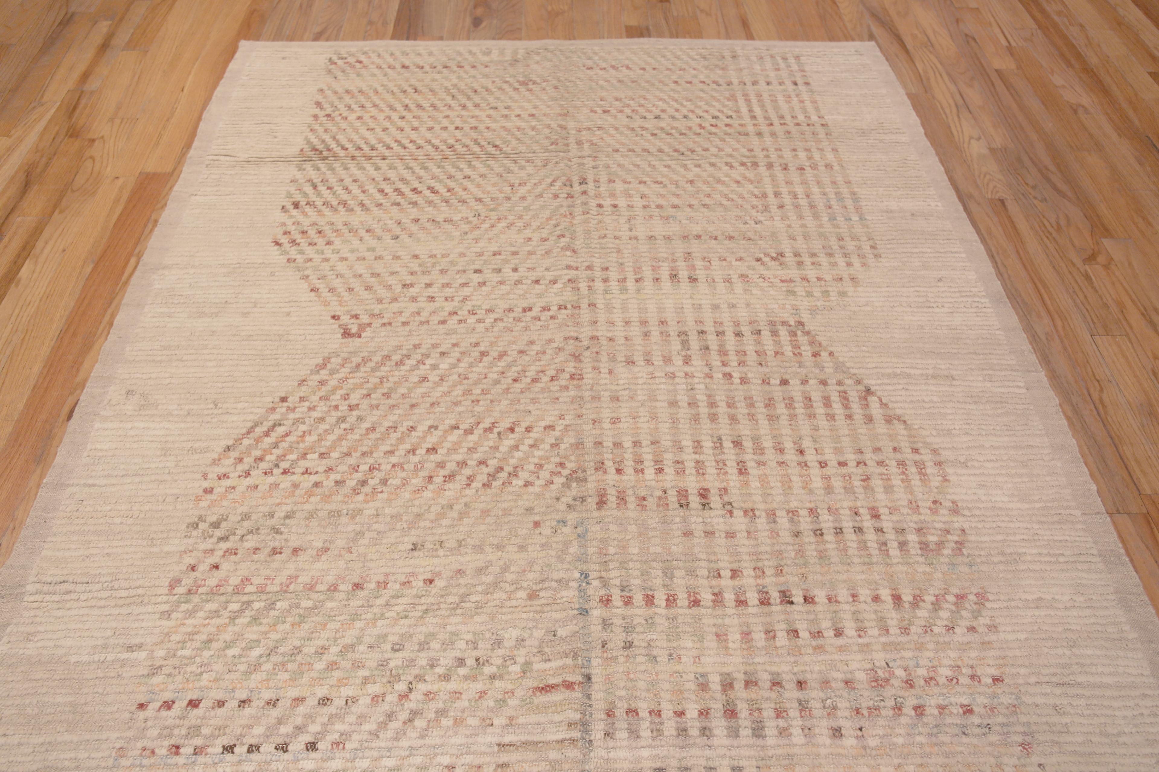 Contemporary Nazmiyal Collection  Tribal Rustic Handmade Modern Area Rug 6'8