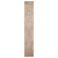 Nazmiyal Kollektion Stammeskunst Türkischer Oushak Moderner Läufer 3'2" x 19'7"