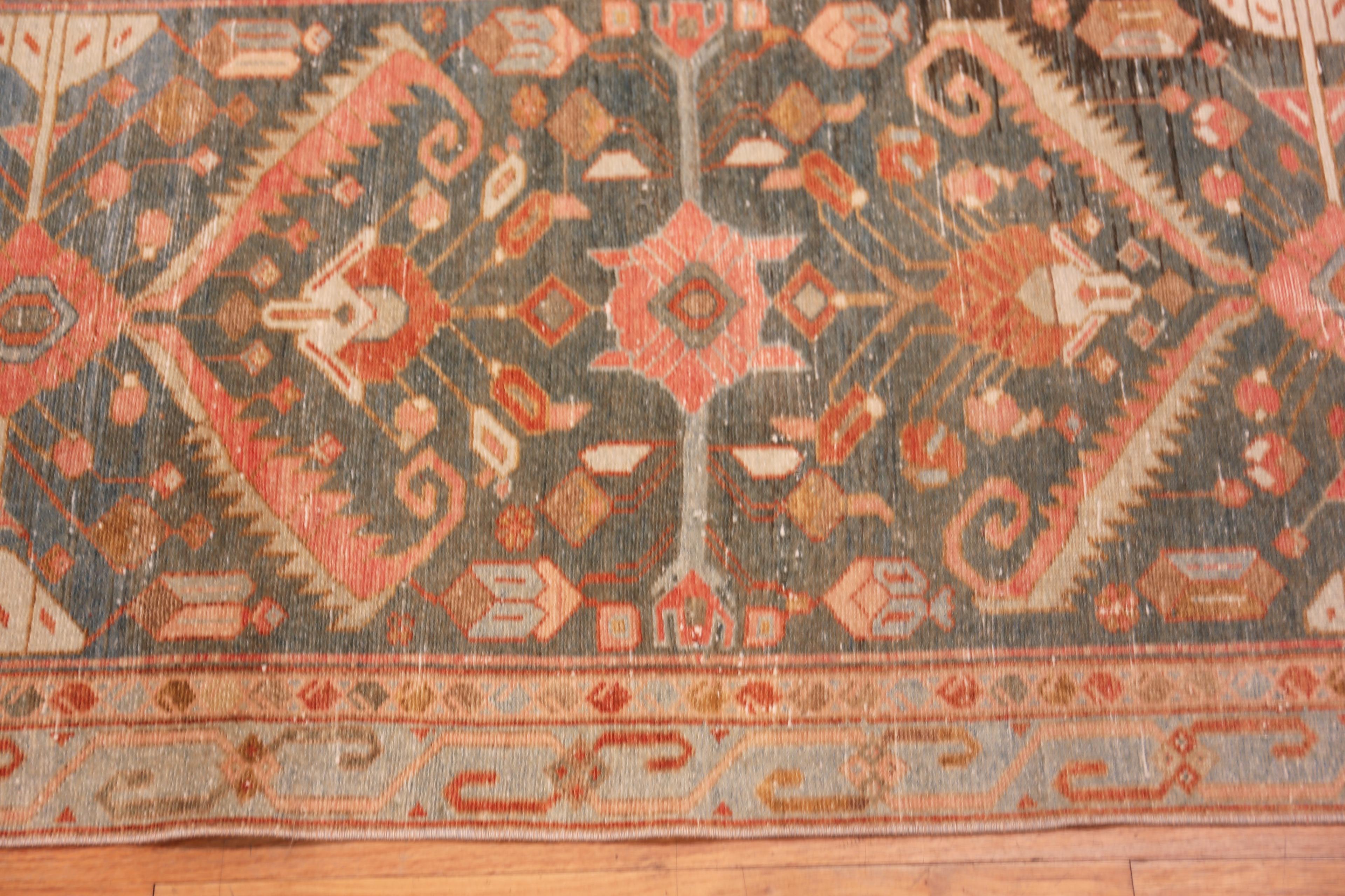 Nazmiyal Collection Tribal Vintage Malayer Läufer Teppich 2 ft 8 in x 9 ft 7 in (Wolle) im Angebot