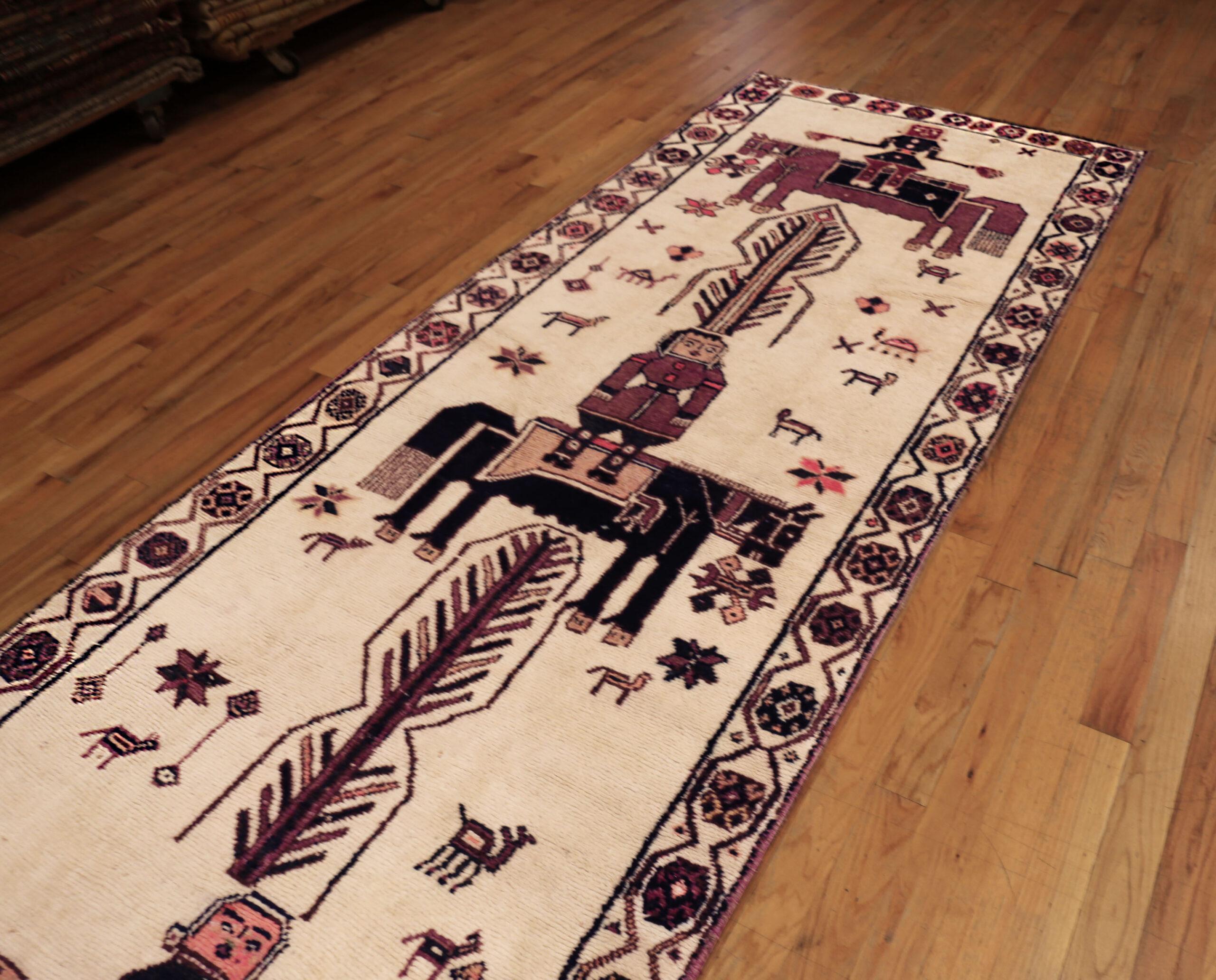 XX secolo Tappeto runner persiano Tribal Vintage della Collection'S in vendita