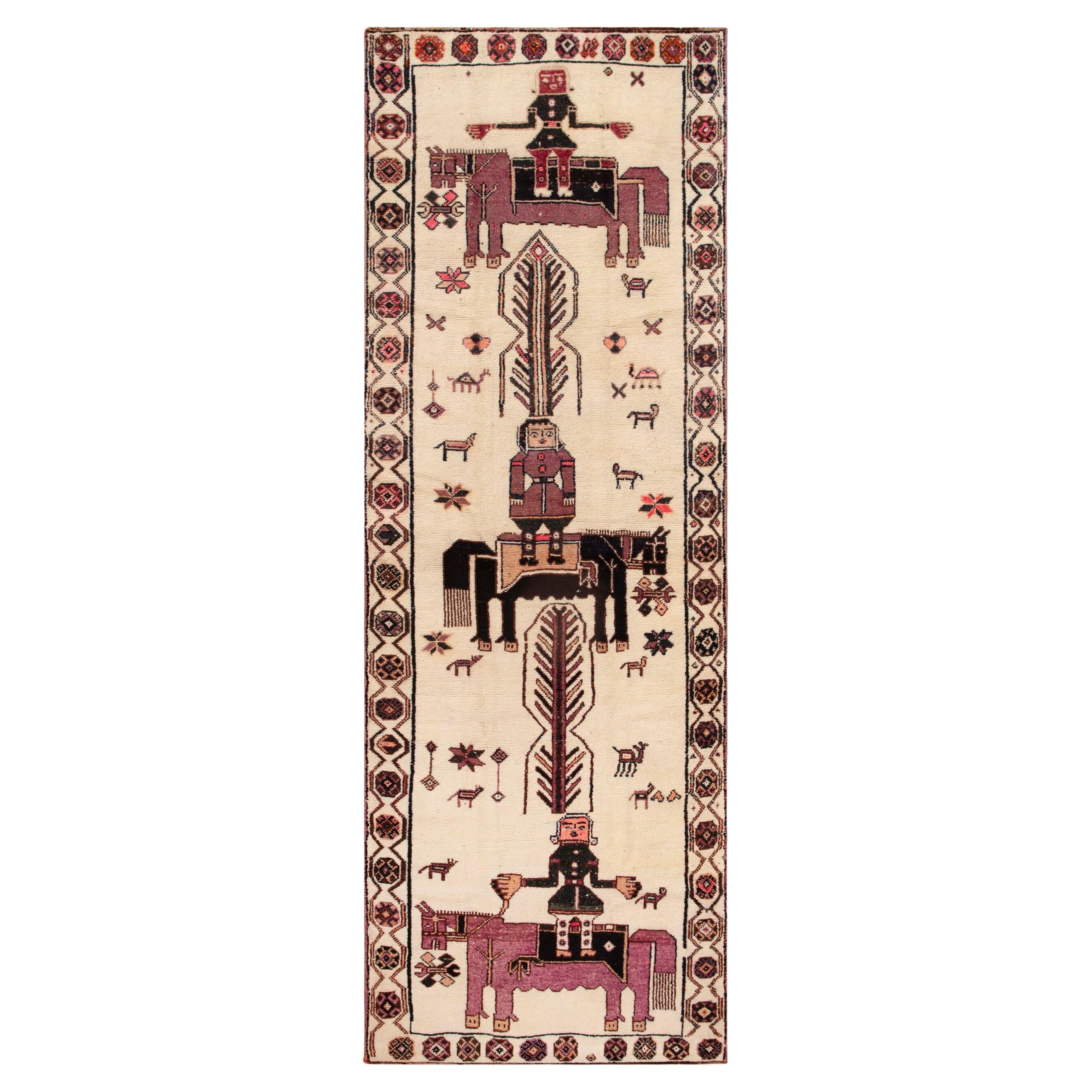 Tappeto runner persiano Tribal Vintage della Collection
S in vendita