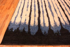 Nazmiyal Collection Unusual Bold Abstract Retro Modern Area Rug 10'2" x 14'2"
