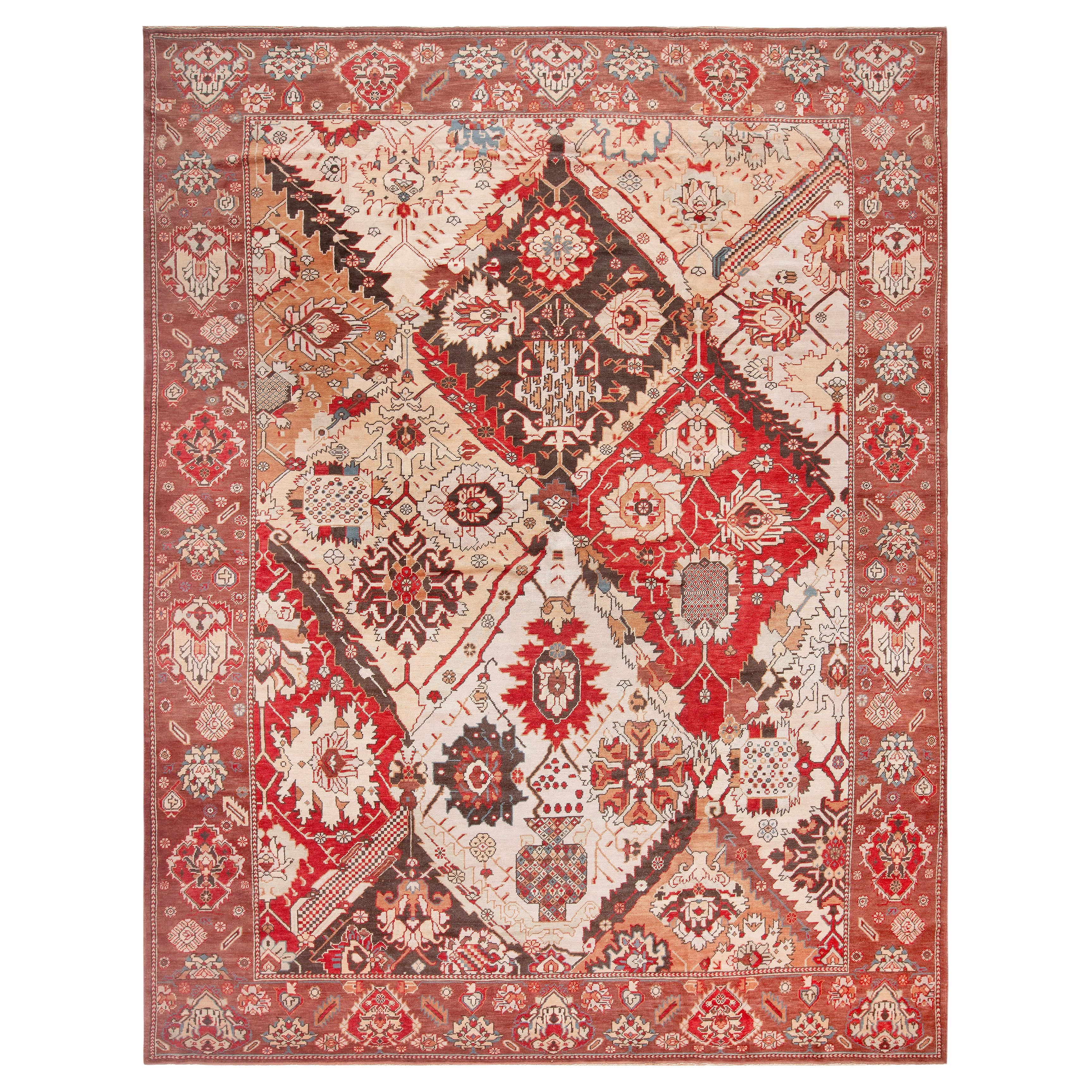 Nazmiyal Collection Vase Garden Design Persian Style Modern Rug 11'7" x 14'8"