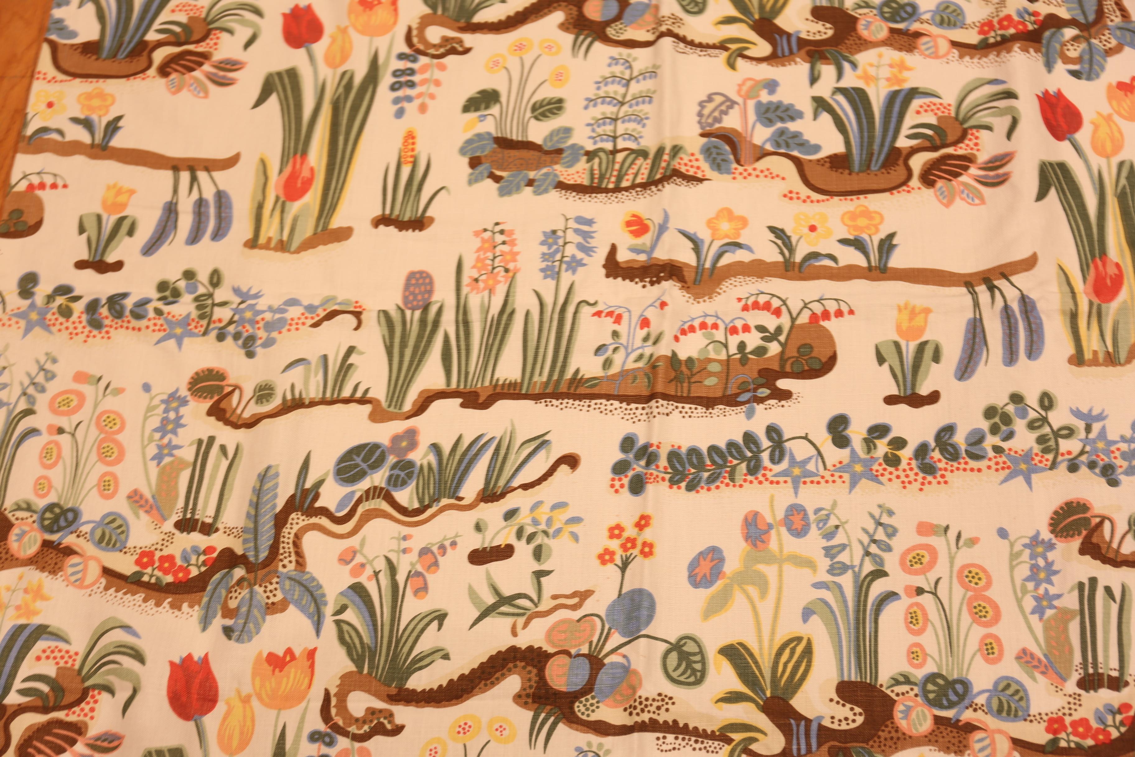Nazmiyal Collection Vintage Josef Frank Curtains 3 ft 10 in x 8 ft 10 in In Good Condition For Sale In New York, NY