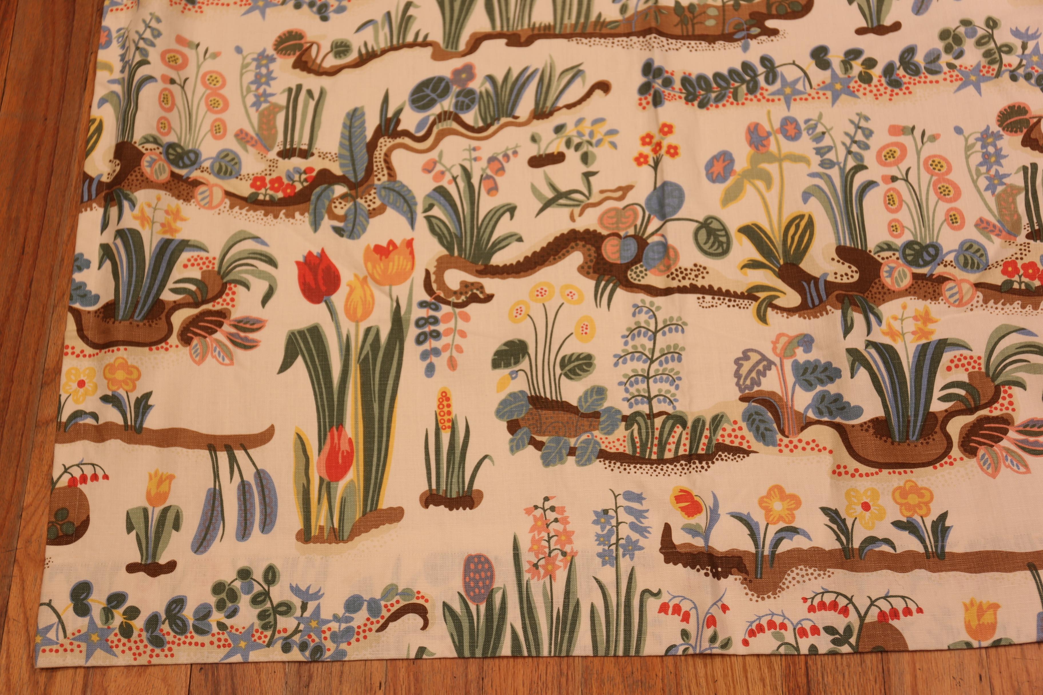 Nazmiyal Collection Vintage Josef Frank Curtains 3 ft 10 in x 8 ft 10 in For Sale 1