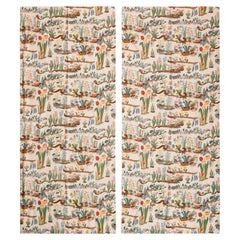 Nazmiyal Collection Used Josef Frank Curtains 3 ft 10 in x 8 ft 10 in
