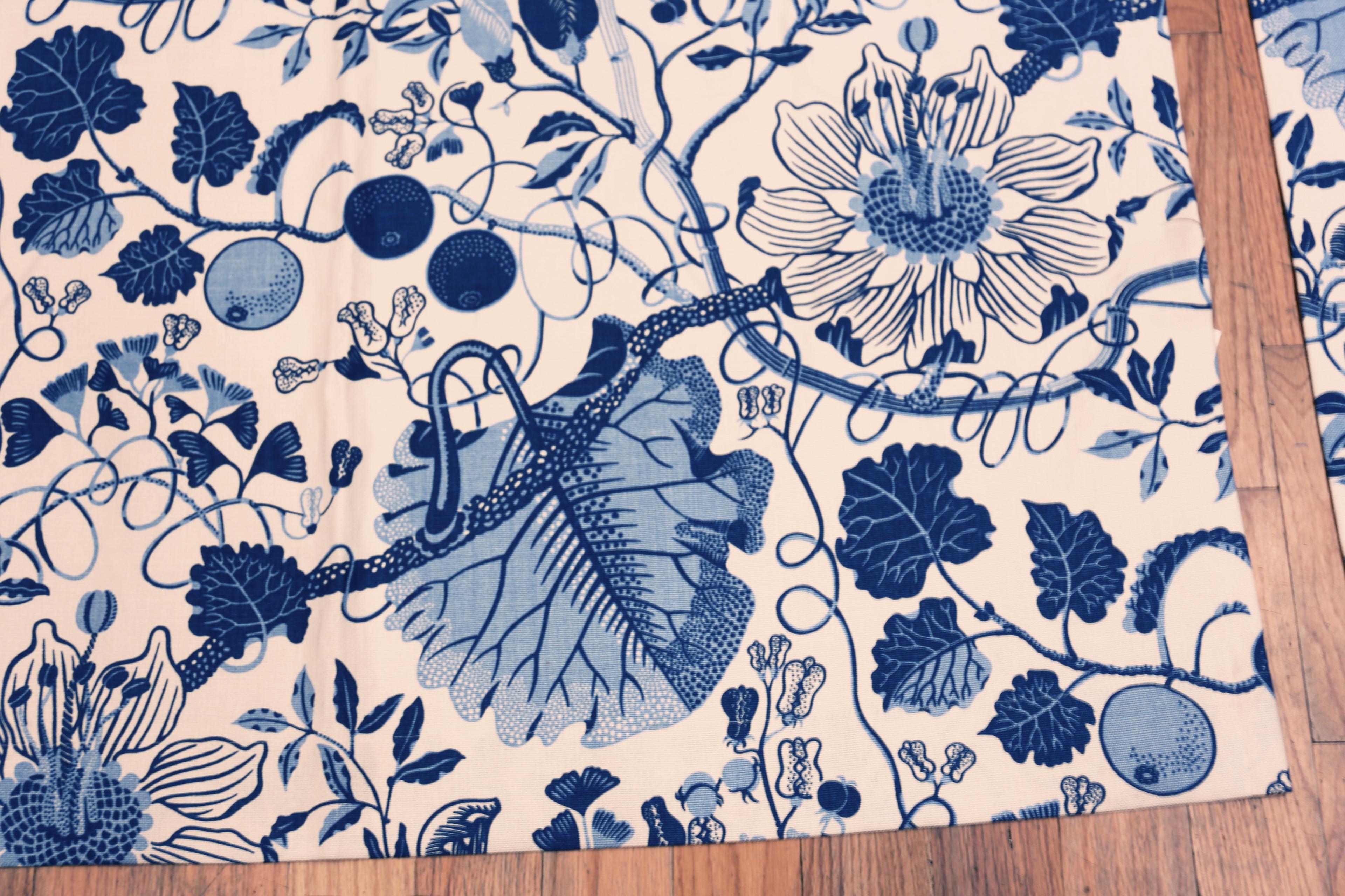 Nazmiyal Collection Vintage Josef Frank Curtains 3 ft 10 in x 9 ft 5 in For Sale 2