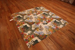 Nazmiyal Collection Vintage Josef Frank Scandinavian Curtain Textile 6'3" x 6'3"