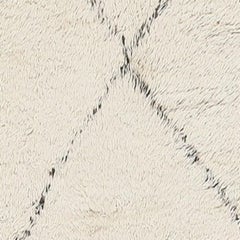 Vintage Moroccan Beni Ourain Shag Rug. Size: 6' 4" x 13' 7"