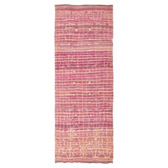 Nazmiyal Collection Vintage Moroccan Kilim. Size: 5 ft 10 in x 16 ft 2 in