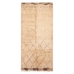 Nazmiyal Collection Vintage Moroccan Rug 6 ft 6 in x 13 ft 9 in