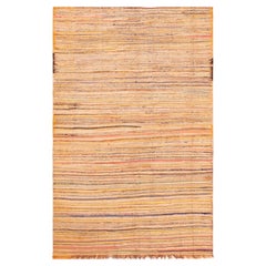 Nazmiyal Collection Vintage Moroccan Flatweave Rug 4 ft 8 in x 7 ft 3 in