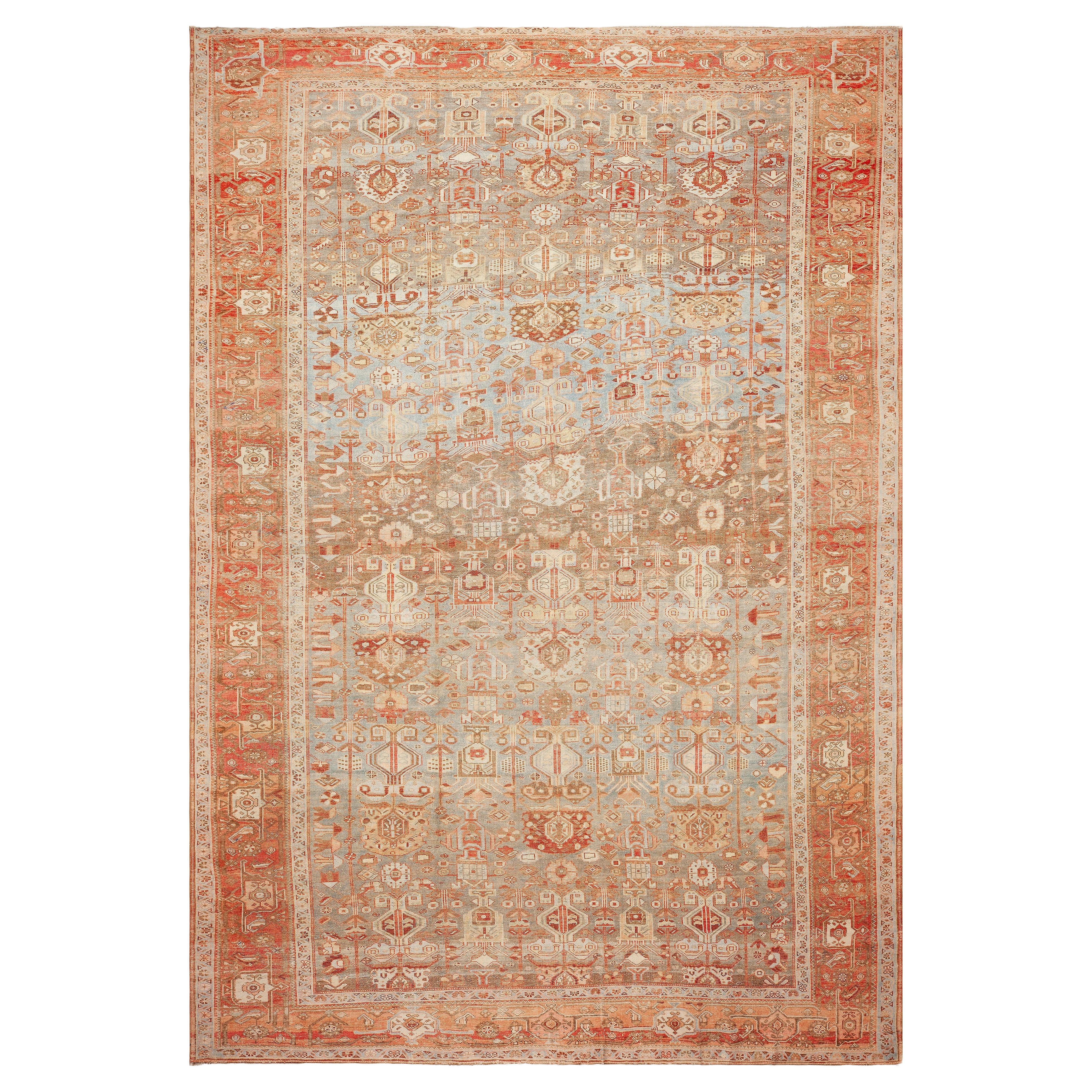 Nazmiyal Collection Vintage Persisch Bakhtiari Teppich 11 ft 4 in x 16 ft 4 in