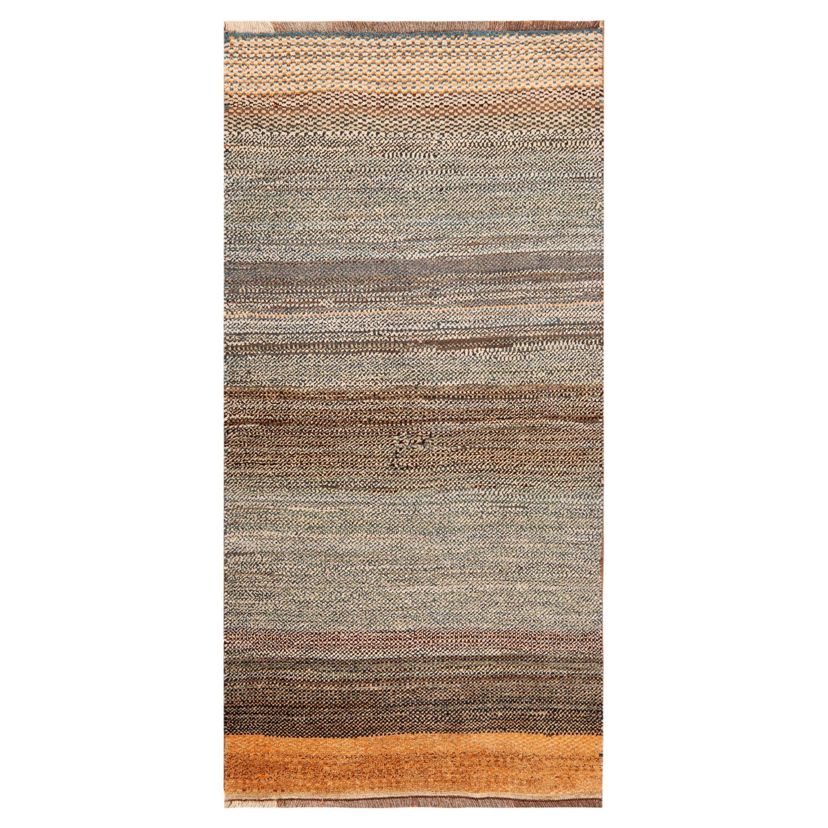 Tappeto Nazmiyal Collection Vintage Persian Gabbeh 2 ft 10 in x 5 ft 9 in in vendita