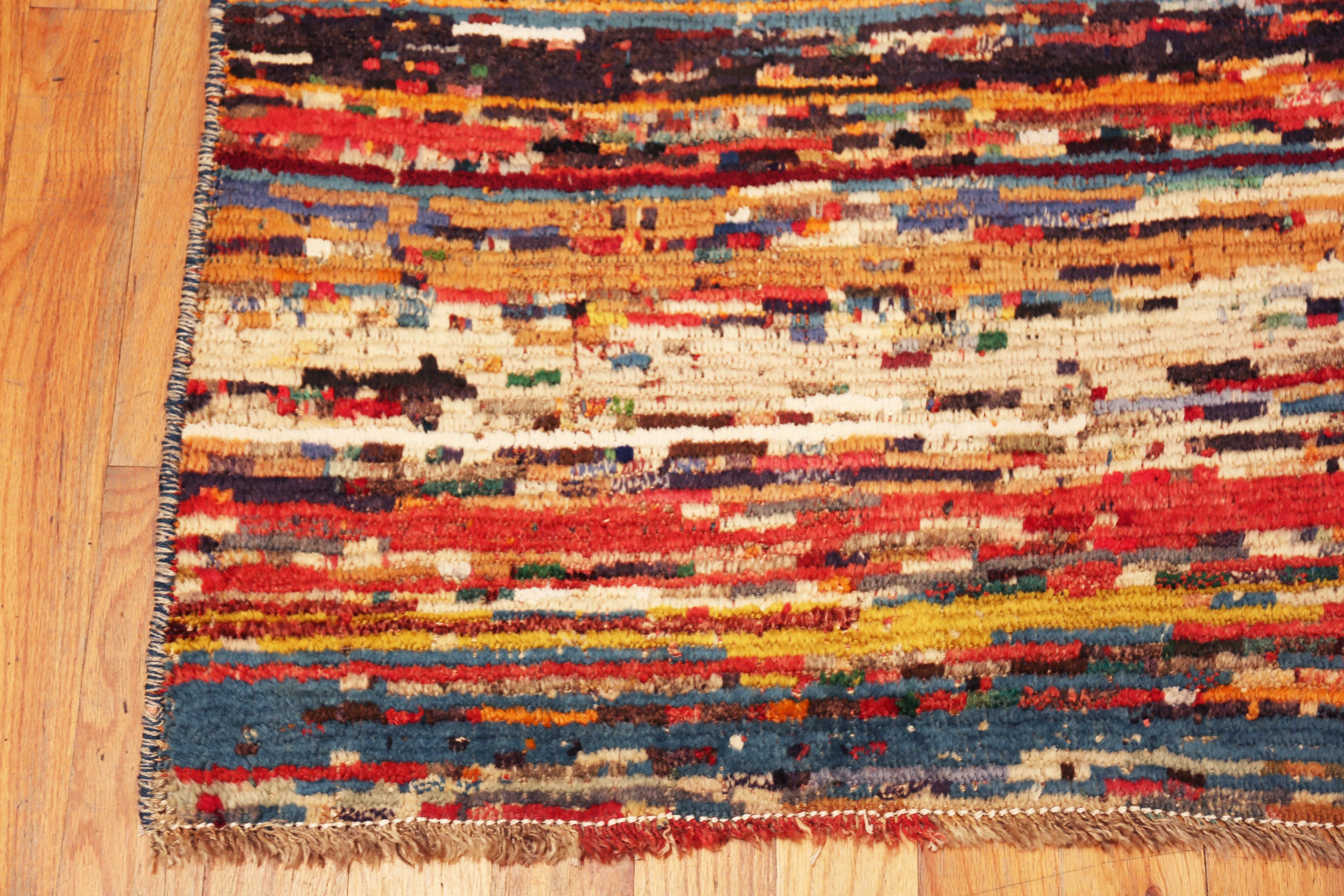 Persiano Nazmiyal Collection Vintage Persian Gabbeh Rug 2 ft 6 in x 4 ft in vendita