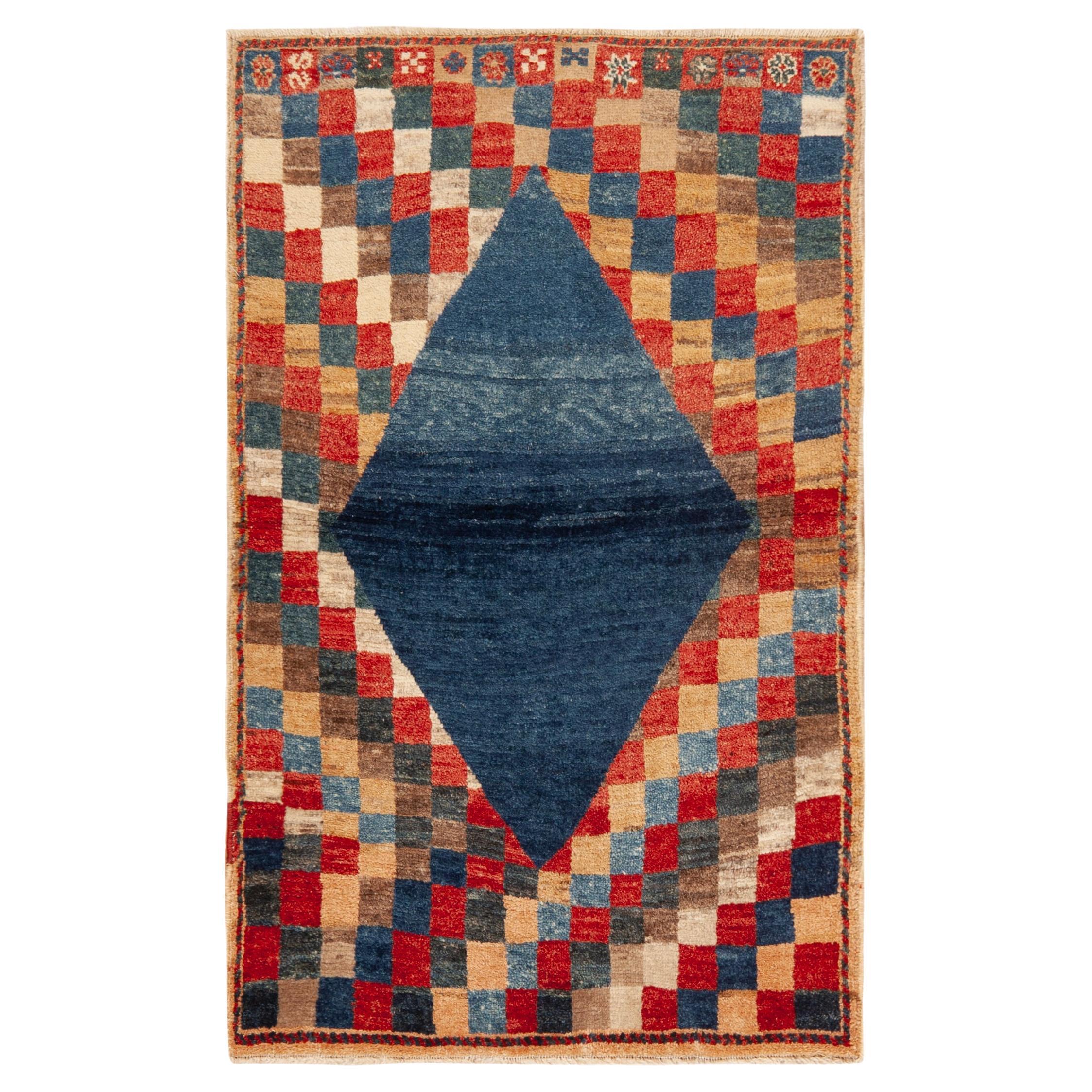 Nazmiyal Collection Vintage Persisch Gabbeh Teppich 2 ft 9 in x 4 ft 7 in