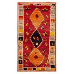 Nazmiyal Collection Vintage Persisch Gabbeh Teppich 2 ft 9 in x 5 ft