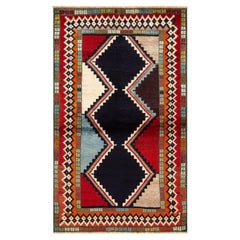 Tappeto Nazmiyal Collection Vintage Persian Gabbeh 3 ft 1 in x 5 ft 2 in