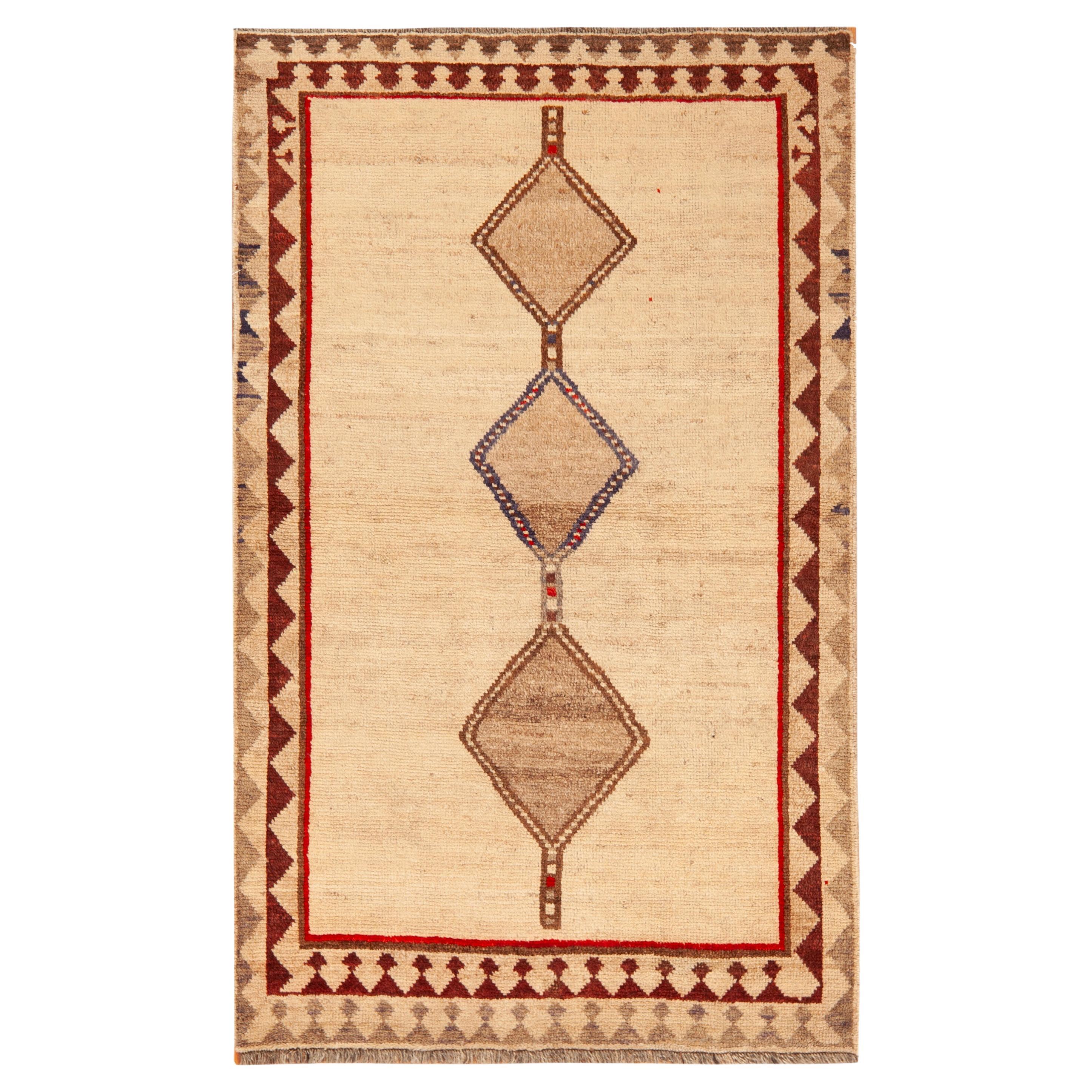 Tappeto Nazmiyal Collection Vintage Persian Gabbeh 3 ft 7 in x 5 ft 9 in